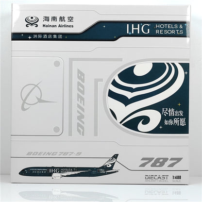 1:400 JC Wings HAINAN AIRLINES BOEING B787-9 Passenger Airplane Diecast Model