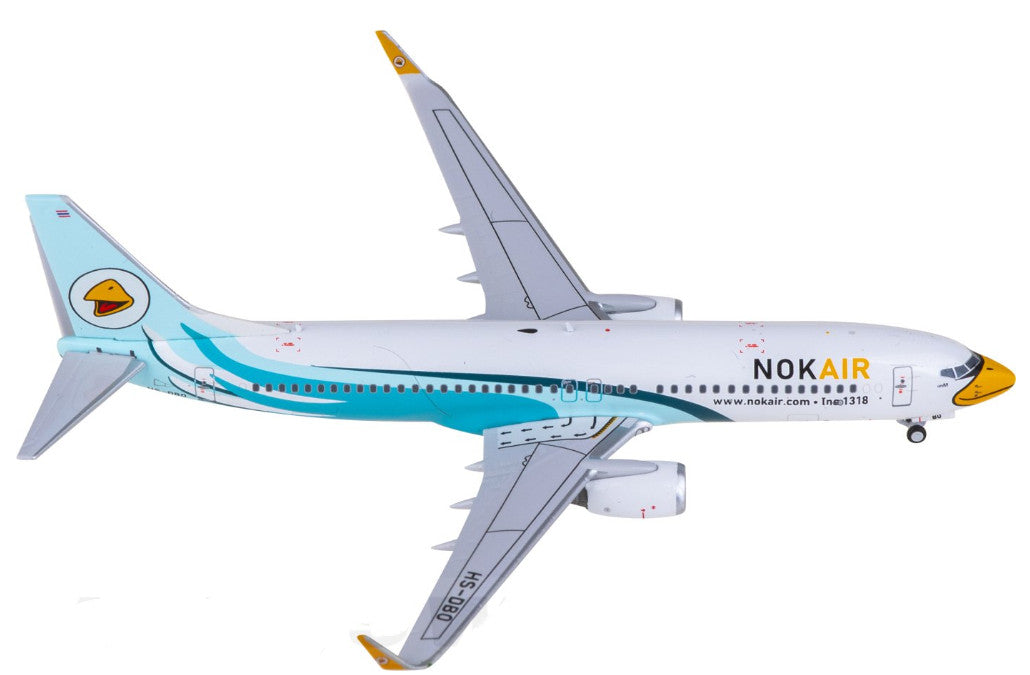 1:400 Panda Model Nok Air Boeing737-800 HS-DBO Passenger Airplane Diecast Model