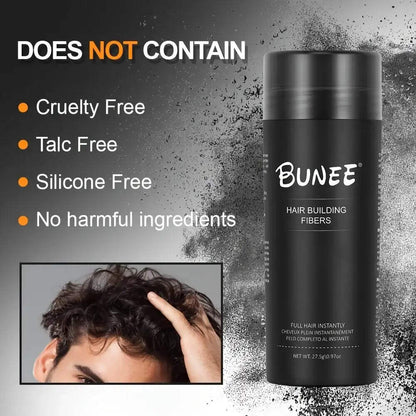 Men's Hair Thickening Fibers | BUNEE Natural Hair Fiber