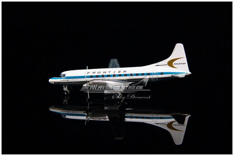 1:400 GeminiJets FRONTIER Convair CV-580 Passenger Airplane Diecast Plane Model