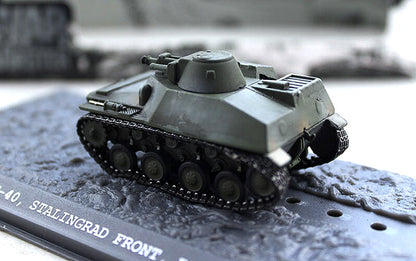 RUSSIAN T-40 1/72 DIECAST MODEL FINISHED TANK WAR MASTER