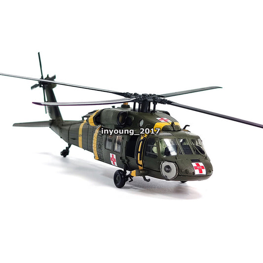 1:72 Sikorsky UH-60 Black Hawk Helicopter Model Diecast Military Airplane Model