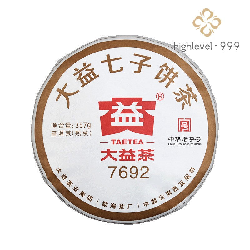 2018 TAETEA Dayi Menghai Yunnan Ripe Puerh Tea Recipe 7692 Puer Tea 357g Pu'er
