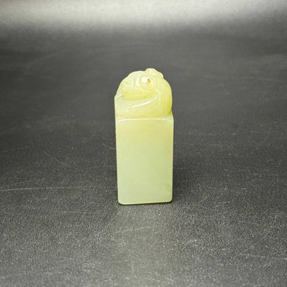 Certified Natural Hetian Jade Hand-carved Exquisite Pixiu Statues 31343