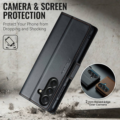 For Samsung Galaxy A27 Wallet Case with Card Holder, RFID Blocking Leather Cover