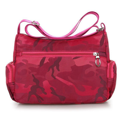 Camouflage Shoulder Messenger Bag Waterproof Nylon Oxford Crossbody Handbags 1PC