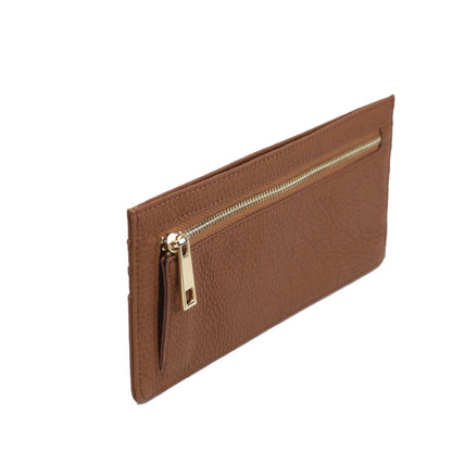 Genuine Leather Card Wallet Flat Purse Ultra Thin Leather Long Wallet 9*20 CM