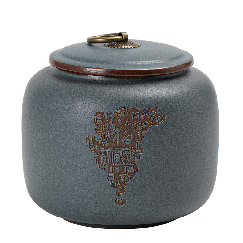 Sealed Canister For Loose Tea Real Yixing Zisha Purple Clay Jar With Lid Small
