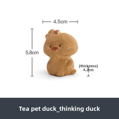 Purple Sands Duckling Tea Pet 5.8cm Kung Fu Tea Tray Accessories Tea Ceremony