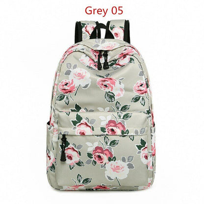 Shoulder Bag Campus Girls's Nylon Backpack Rucksack Women School Bag Knapsack