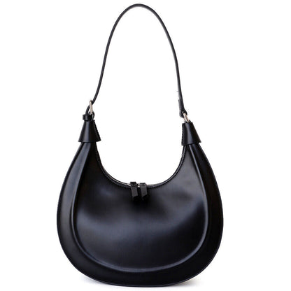 Convertible Real Leather Hobo Shoulder Bag Tote Purse Saddle Fashion Crossbody