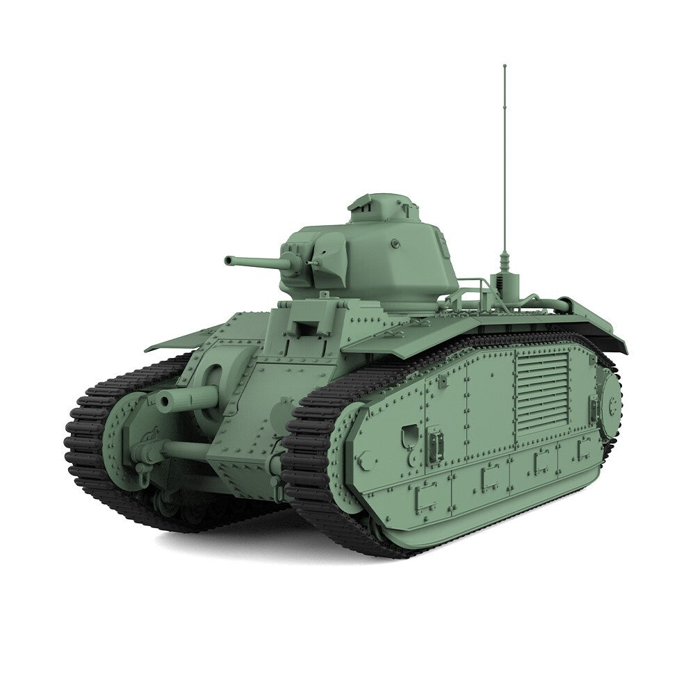 SSMODEL SS72651 1/72 25mm Military Model Kit France B1 Heavy Tank (Phase II)