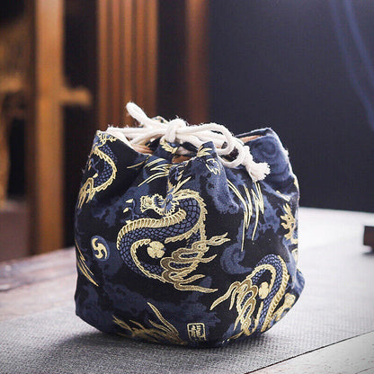Chinese Tea Teaware Storage Bag Portable Travel Teapot Cup Bag Teacup Cloth Bag