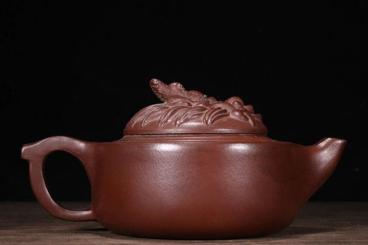 Chinese Yixing Zisha Clay Handmade dragon head Kung Fu Tea Exquisite Teapot