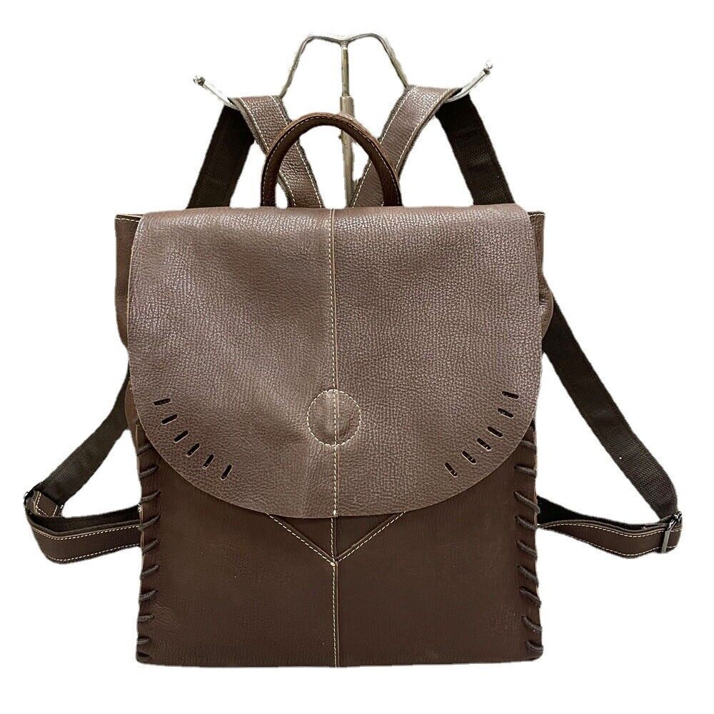 New Designer Cowhide Leather Backpack, Women's Soft Leather Handbags Travel Bag