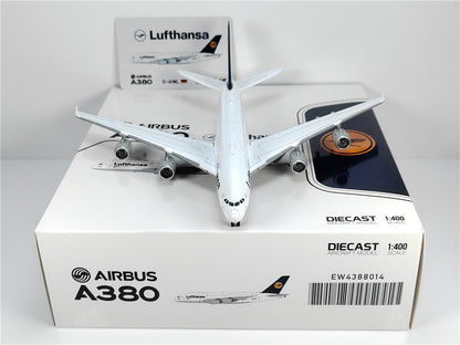 1:400 JC Wings Lufthansa AIRBLUS A380 Passenger Airplane Diecast Aircraft Model