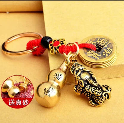 Alloy Copper Coin Mythical Wild Chinese Zodiac Pure Copper Gourd Feng Shui Luck