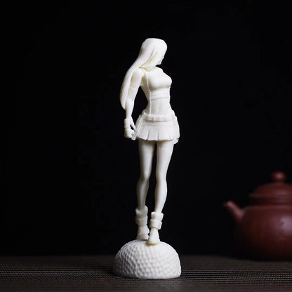 8" Cartoon Beautiful Girl Statue Hot Lady Body Model Art Car Home Decor