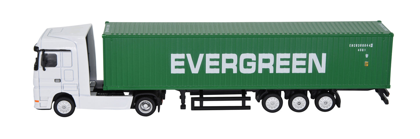 1:87 40GP Metal Shipping Container Truck Model Toy Home Office Decor Gift