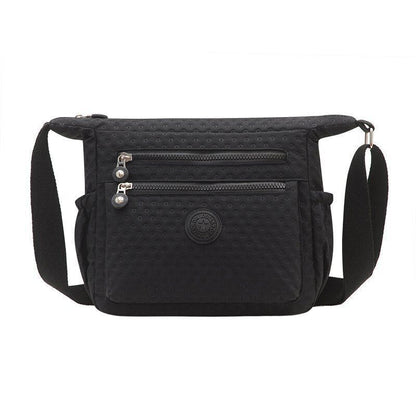 Ladies Shoulder Bags Women Nylon Handbag Zipper Purses Messenger Crossbody Bag