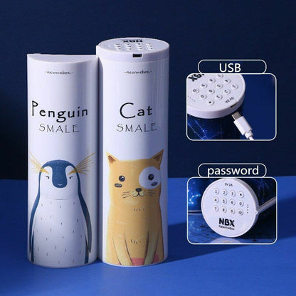 Pencil Case Translucent Quicksand Kawaii NBX Solar Calculator Box School Supplie
