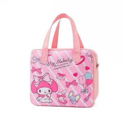 Cute My Melody Lunch Box Case Bag Storage Bag Handbag Iinsulation Picnic Bag