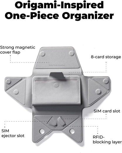 Magsafe Wallet, 8-Card Holder, Magnetic Phone Stand with Pull to Access Design,