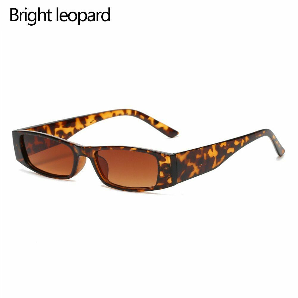 Sunglasses Vintage Retro Small Frame Rectangle Square Narrow Eyewear UV400 26MM