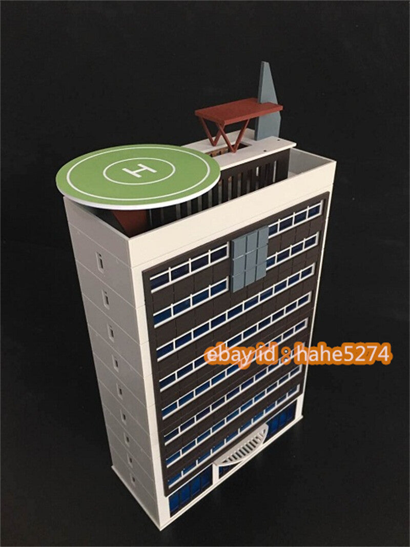 1/144 150 Police Station Building Scene Railway Station Plastic Model Toy 9.6''