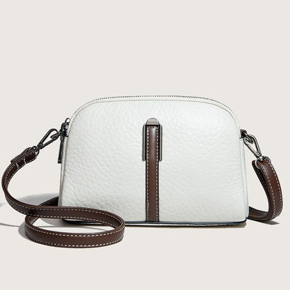 Cowhide Bag Crossbody Genuine Leather Fashion Versatile Messenger Purse Cotton