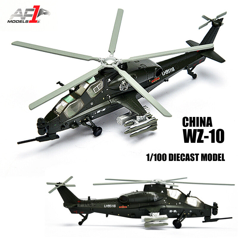 for AF1 China WZ-10 1/100 Diecast plane model aircraft