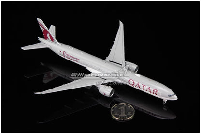 1:400 JC Wings QATAR BOEING 777-300ER Passenger Airplane Diecast Aircraft Model