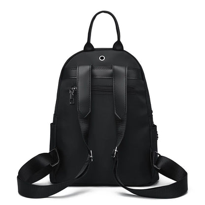 Large Travel Anti-theft Backpack Waterproof Shoulder Bag Oxford Polyester Khaki