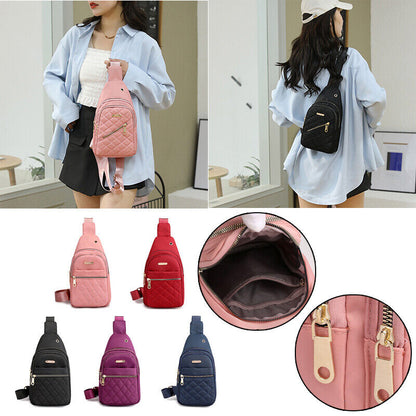Women Crossbody Shoulder Bags Chest Sling Bag Sports Backpack Fanny Packs Travel