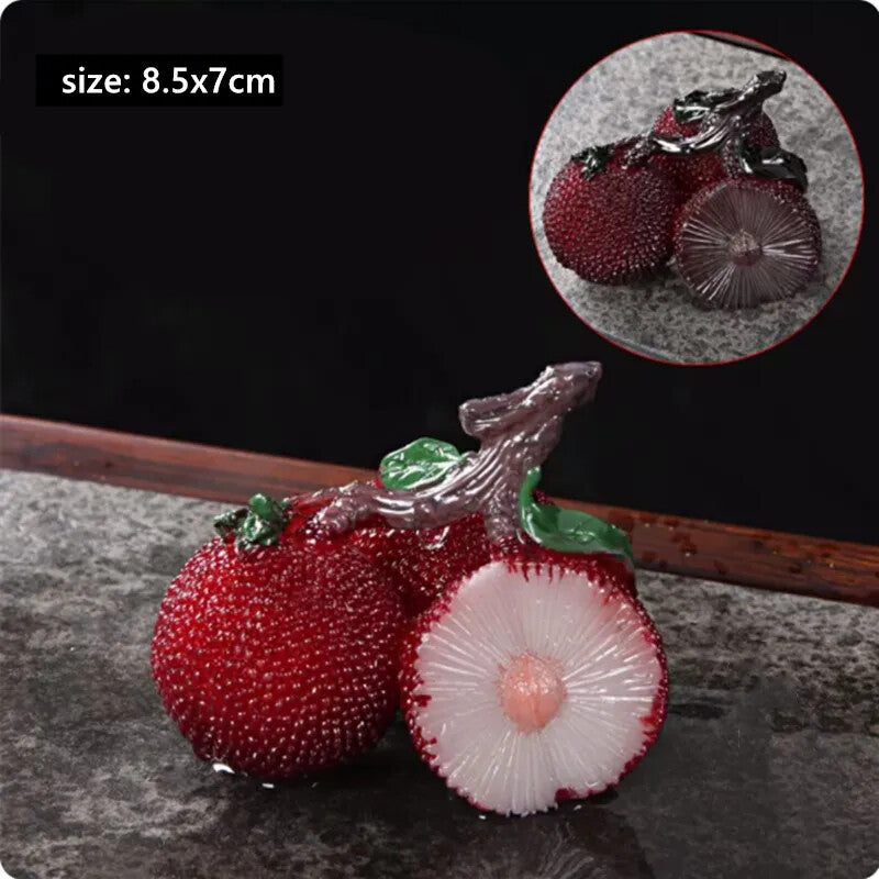 Fruit Model Color-changing Tea Pet Creative Resin Tea Table Decoration CutePot