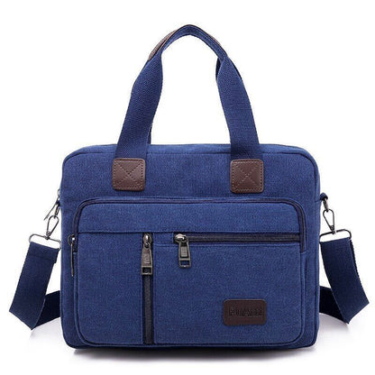 Canvas Men's Handbag Shoulder Bag Travel Crossbody Bag Travel Bag Tote