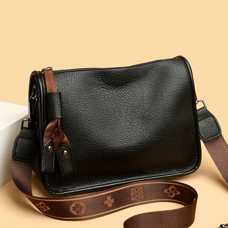 Women Tote Bag Cowhide Ladies Shoulder Crossbody Bags 2024 Fashion Female