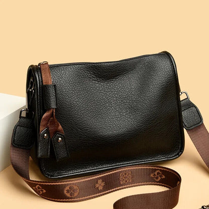 Women Tote Bag Cowhide Ladies Shoulder Crossbody Bags 2024 Fashion Female