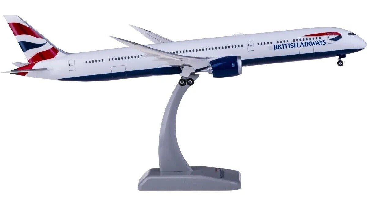 1:200 34CM Hogan BRITISH AIRWAYS BOEING 787-10 Passenger Plane ABS Plastic Model