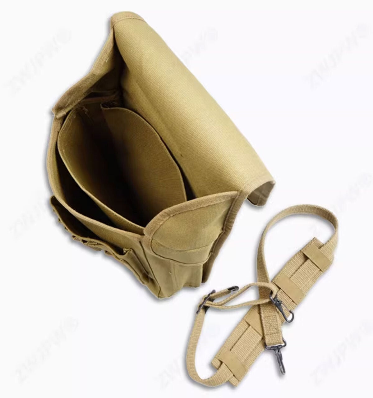 WW2 US Army 1938 Map Pack Pouch Bag Canvas Strap Decoration