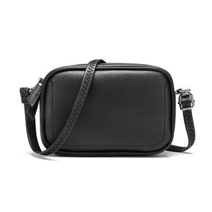 Shoulder Bag Simple Zipper Leather Messenger Bag Handbags Crossbody Flap Purse