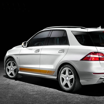 Racing Stripe Side Vinyl Decal For Mercedes Benz W164 GLE GLK Class Car Sticker