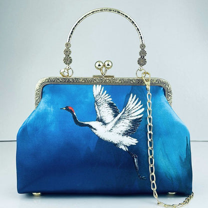 Evening Shell Bags Printing Crossbody Bags Handbags Chain Shoulder Messenger Bag