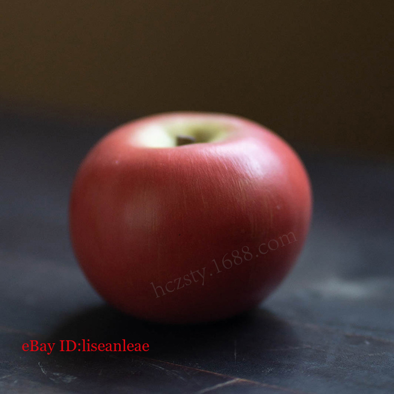 Color Change Tea Pet Apple Design Purple Clay Yixing Zisha Tea Play Small China