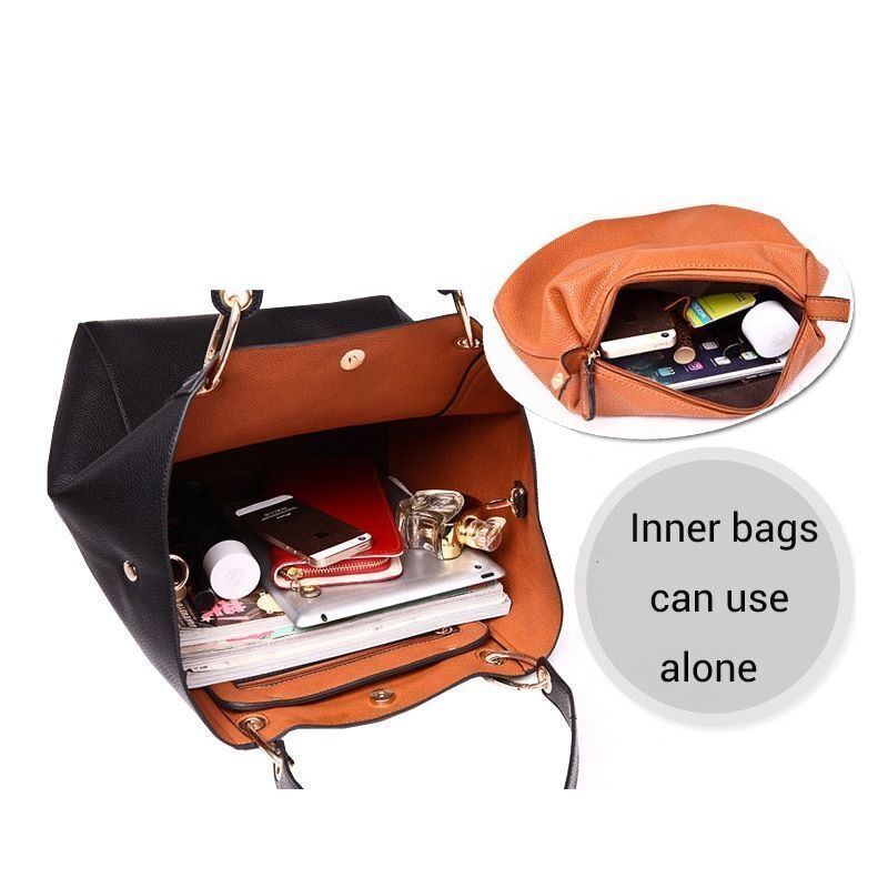 Luxury Women Leather Shoulder Bag Big Tote Large Messenger Satchel Bags Handbags