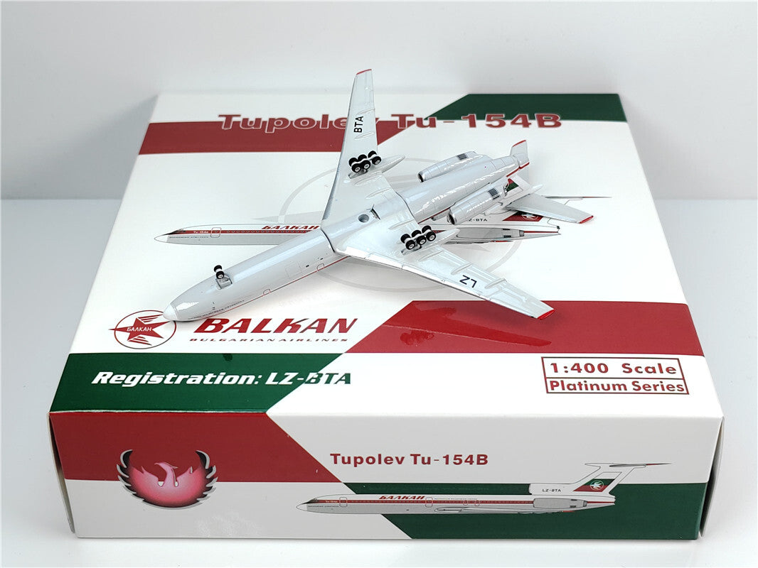 1:400 Phoenix BALHAN Tupolev TU-154B Airplane Diecast Aircraft Plane Model