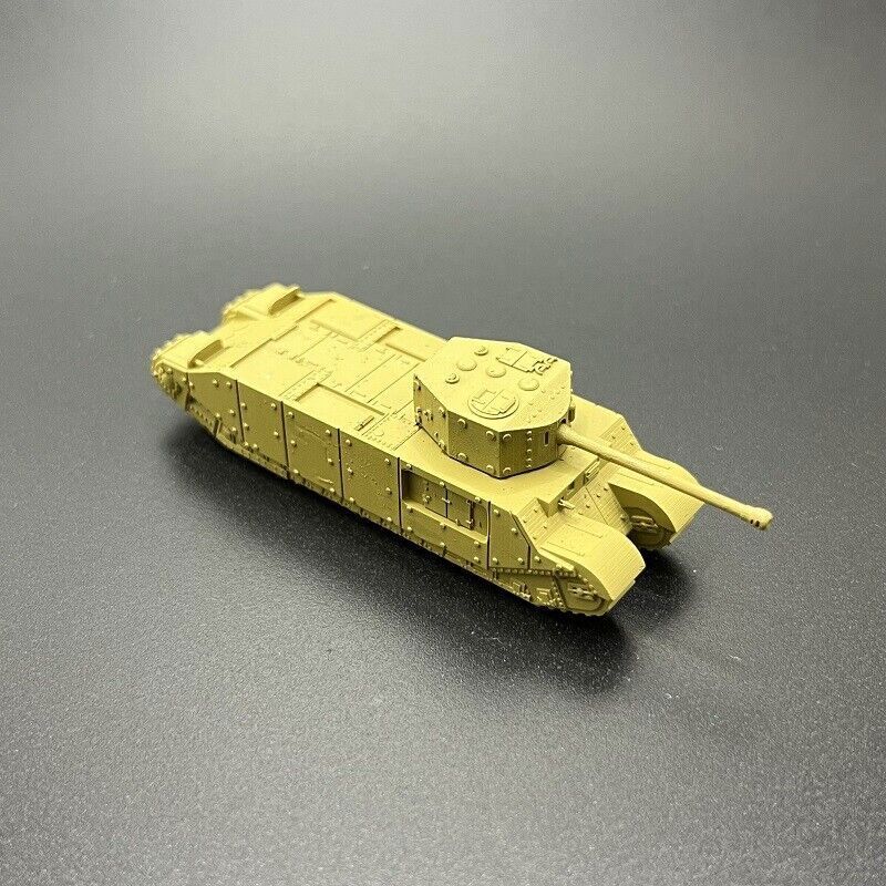 1/144 World War Ii British Tog2 Heavy Tank Finished Model 3d Printed （not A Toy）