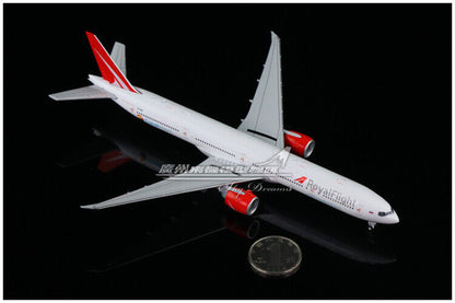 1:400 JC Wings Royal Flight BOEING 777-300ER Passenger Airplane Diecast Model