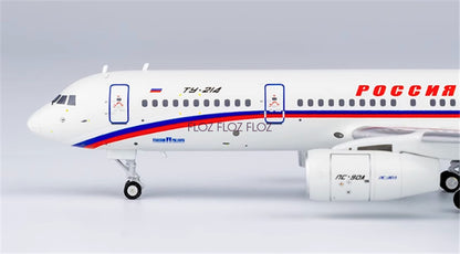 NG Models Russia State Transport Company for Tupolev TU-214 RA-64506 1:400 Model