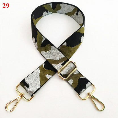 Camouflage Print Bag Shoulder Strap Handbag Replacement Adjustable Belt Handle
